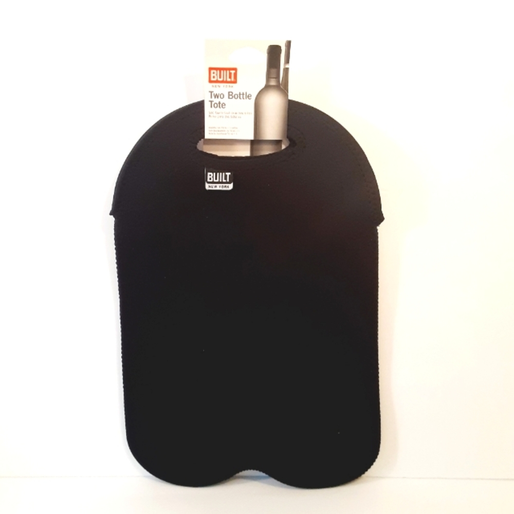 BUILT 2 WINE BOTTLE/ WATER BOTTLE (750ml-1liter) Carrier Tote Neoprene Bag (NWT)